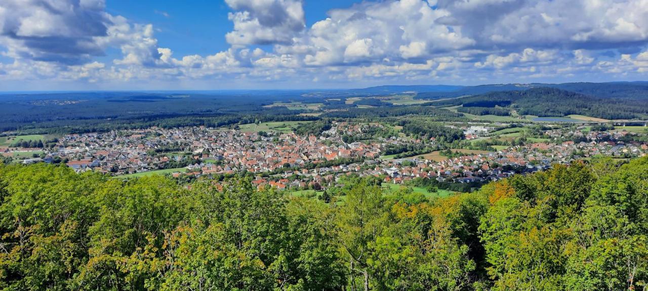 Fewo Hafner "Zuhause Mit Ausblick" Schnaittach Exterior foto